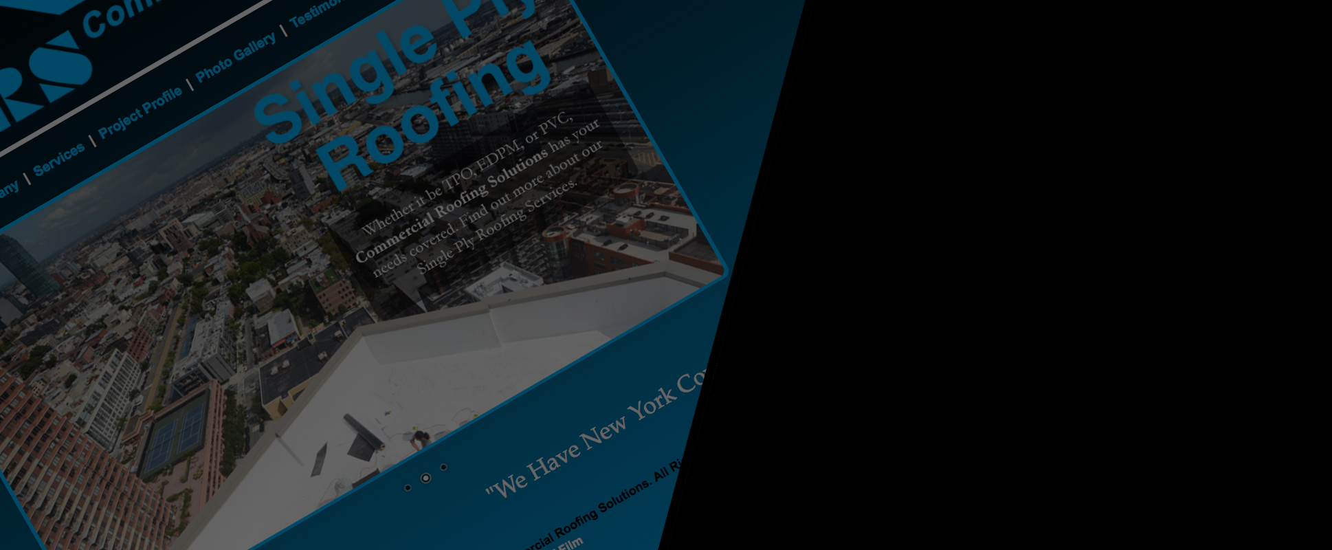 Commercial Roofing Solutions Web Design